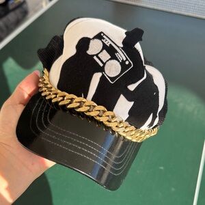 DSquared 2 and Gold Chain hat